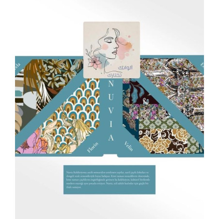 Nuvia Scarf Collection four pieces(Mooncorn)