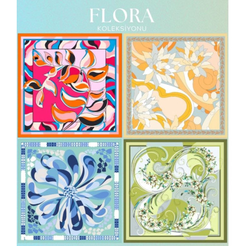 Flora Scarf Collection four...