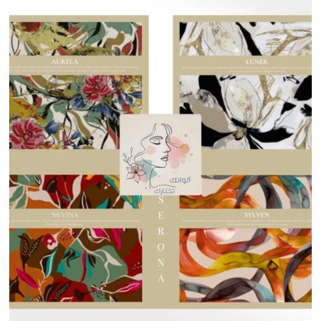 Serona Shawl Collection-four pieces(Mooncorn)