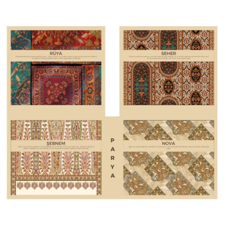 Parya Shawl Collection-four pieces(Mooncorn)