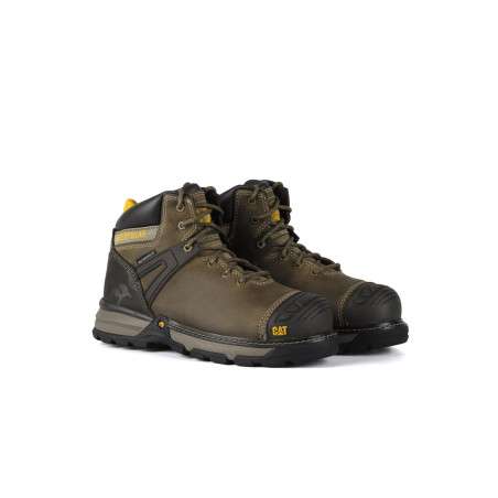 SHOES CAT EXCAVATOR SUPERLITE WP DK BEIG