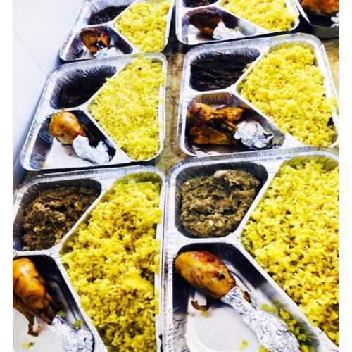 Individual chicken meal