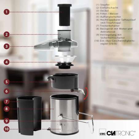 Fruit juicer  Clatronic