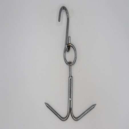 Double aluminum hook