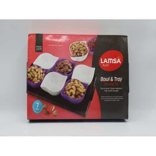 Serving plate set